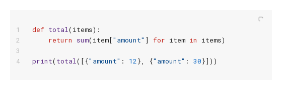 Python syntax · Result