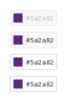 disabled · readonly · hideOpacity · trigger · Default