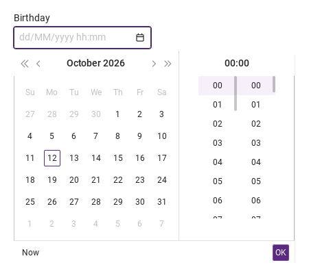 Display format · Opened
