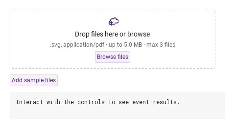 accept · maxSize · maxFiles · Default