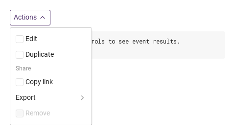 Checkable menu items · Opened