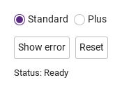 Custom error · Untouched