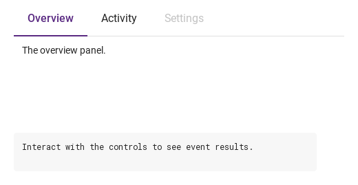 Large tab controls · Result