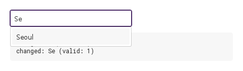 changed · selected · 검색 결과