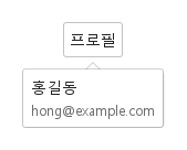 키보드 포커스로 열기 · 열린 화면