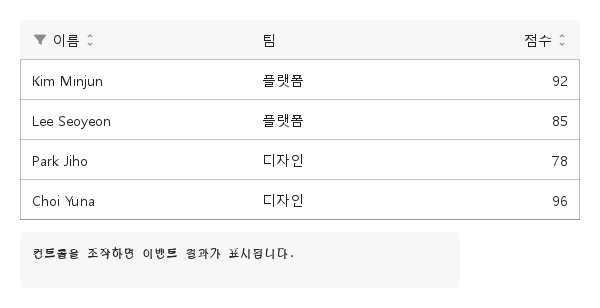 기본 구성 · 기본