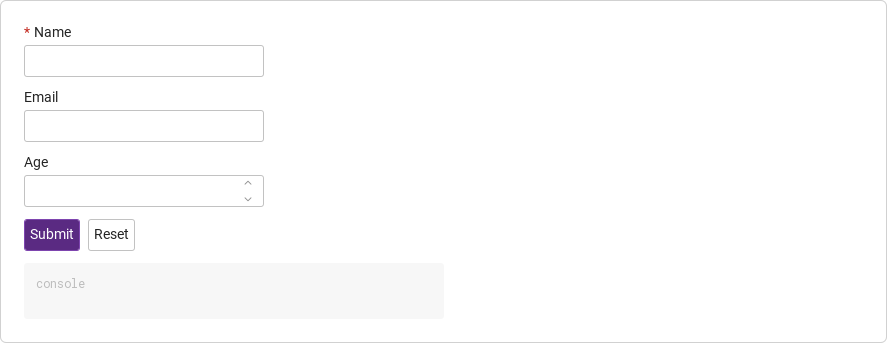 Form validation